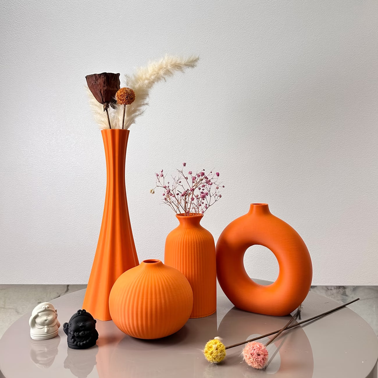 Asrry Bohemian Set of 4 Decorative Vases