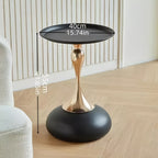 Asrry Aura Side Table – Modern Minimalist Round Metal Accent Table