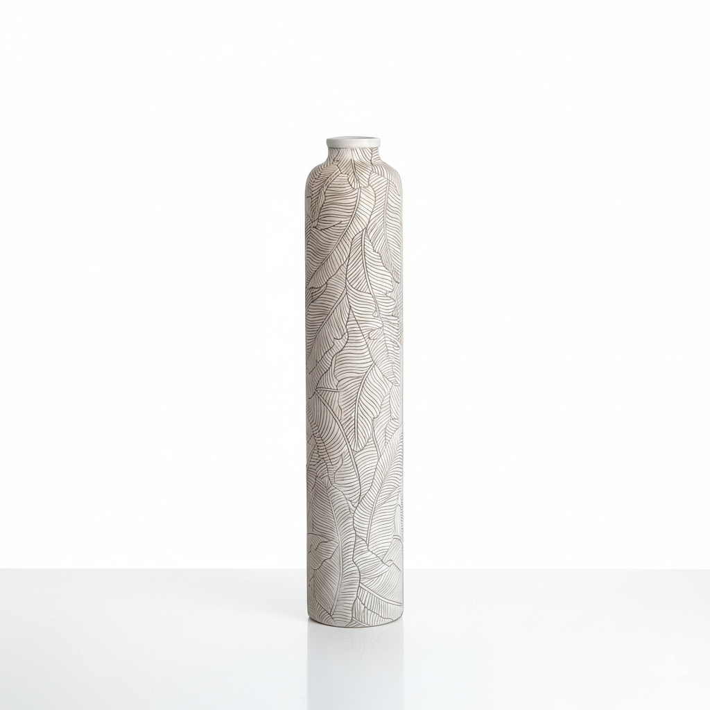 Asrry Bohemian Striped Floor Decorative Vase