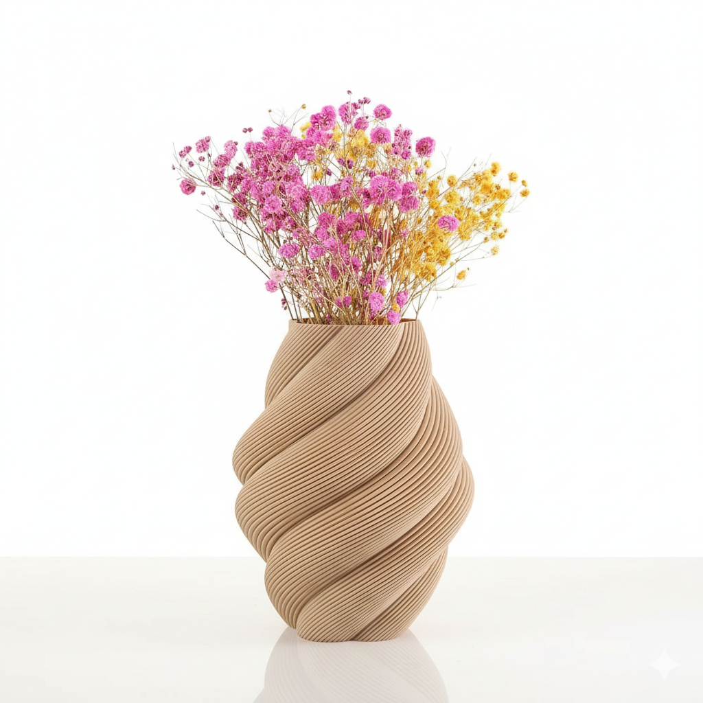 Asrry Bohemian Twisted Decorative Vase