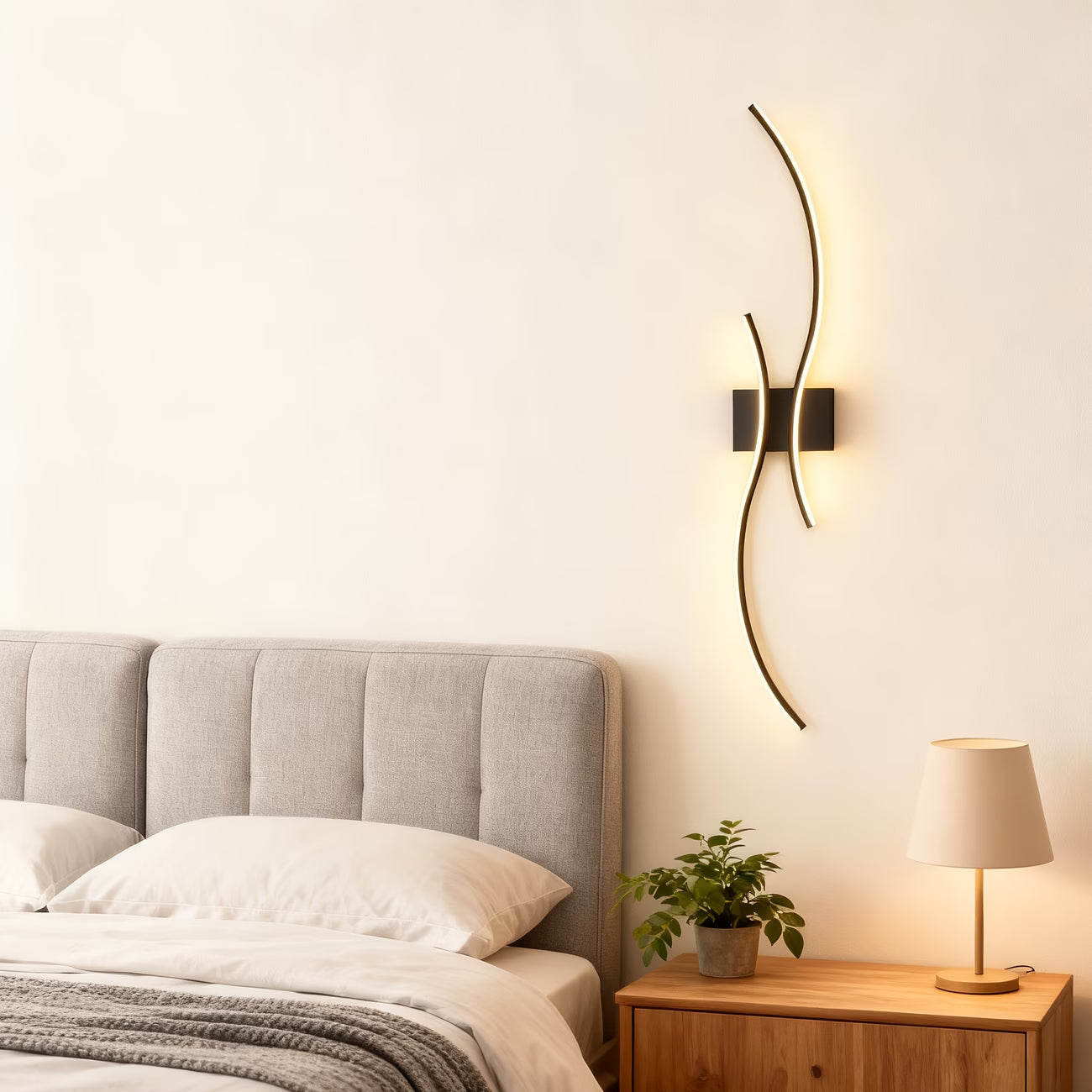 Asrry Ambient Wall LED Light – Modern 3-Color Adjustable Wall Lighting Decor