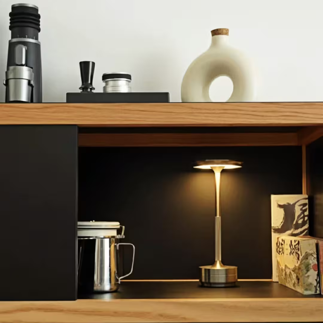 Asrry Arc Metal LED Table Lamp – Portable Ambient Lighting with Adjustable Brightness