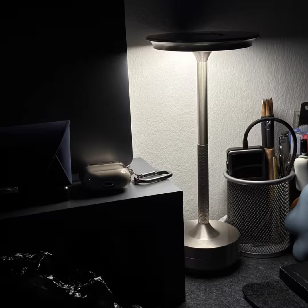Asrry Arc Metal LED Table Lamp – Portable Ambient Lighting with Adjustable Brightness